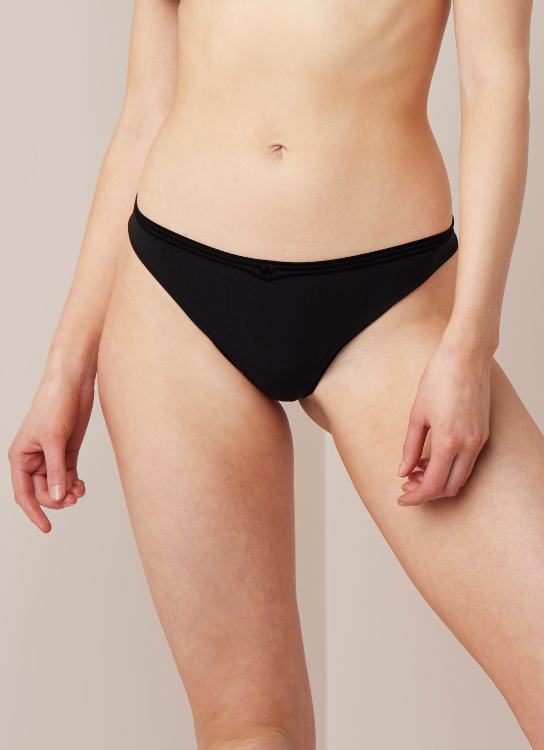 Wolford 3W string - detail 3 diepzwart