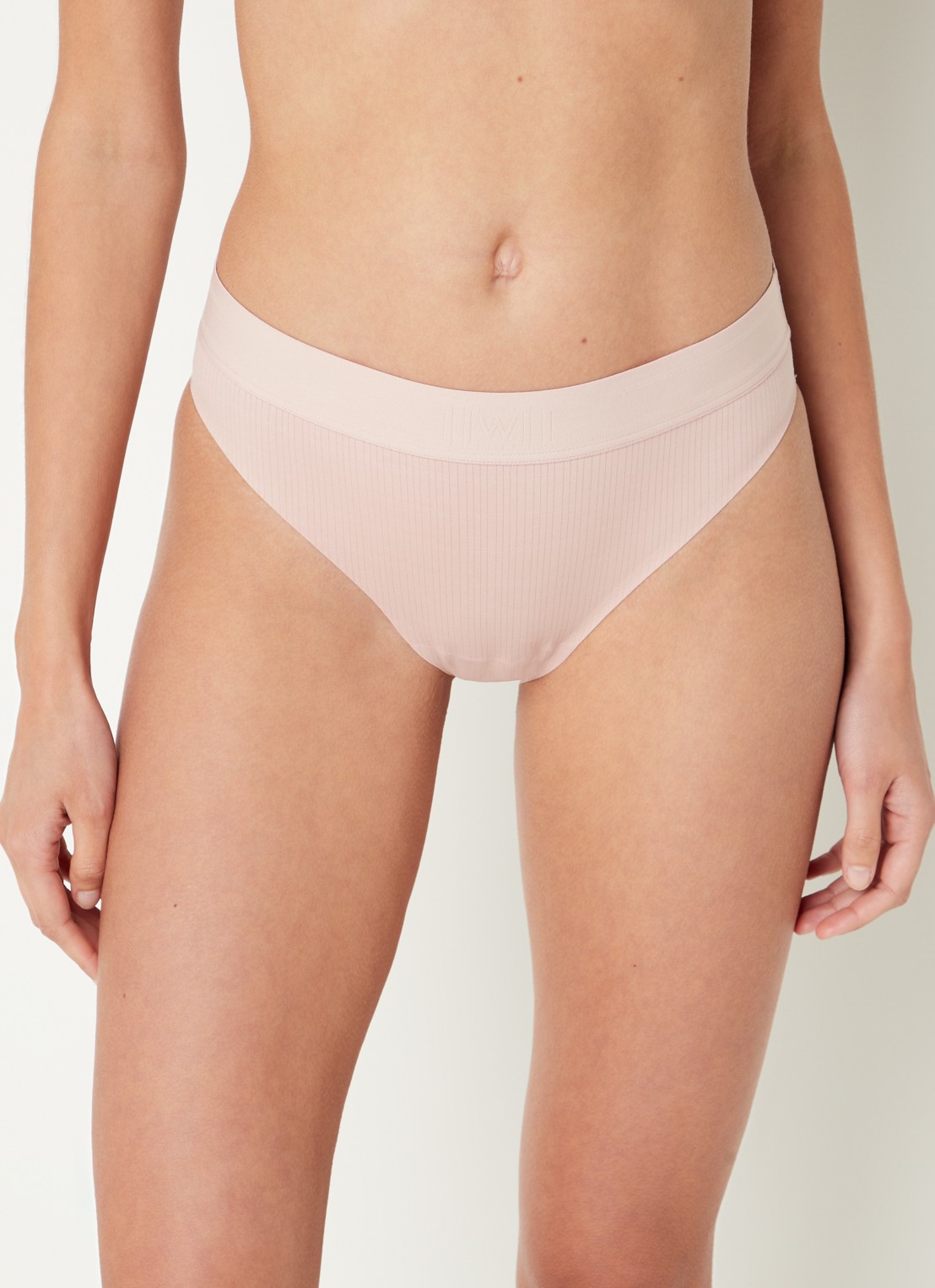 Wolford Beauty Cotton slip - detail 2 oudroze