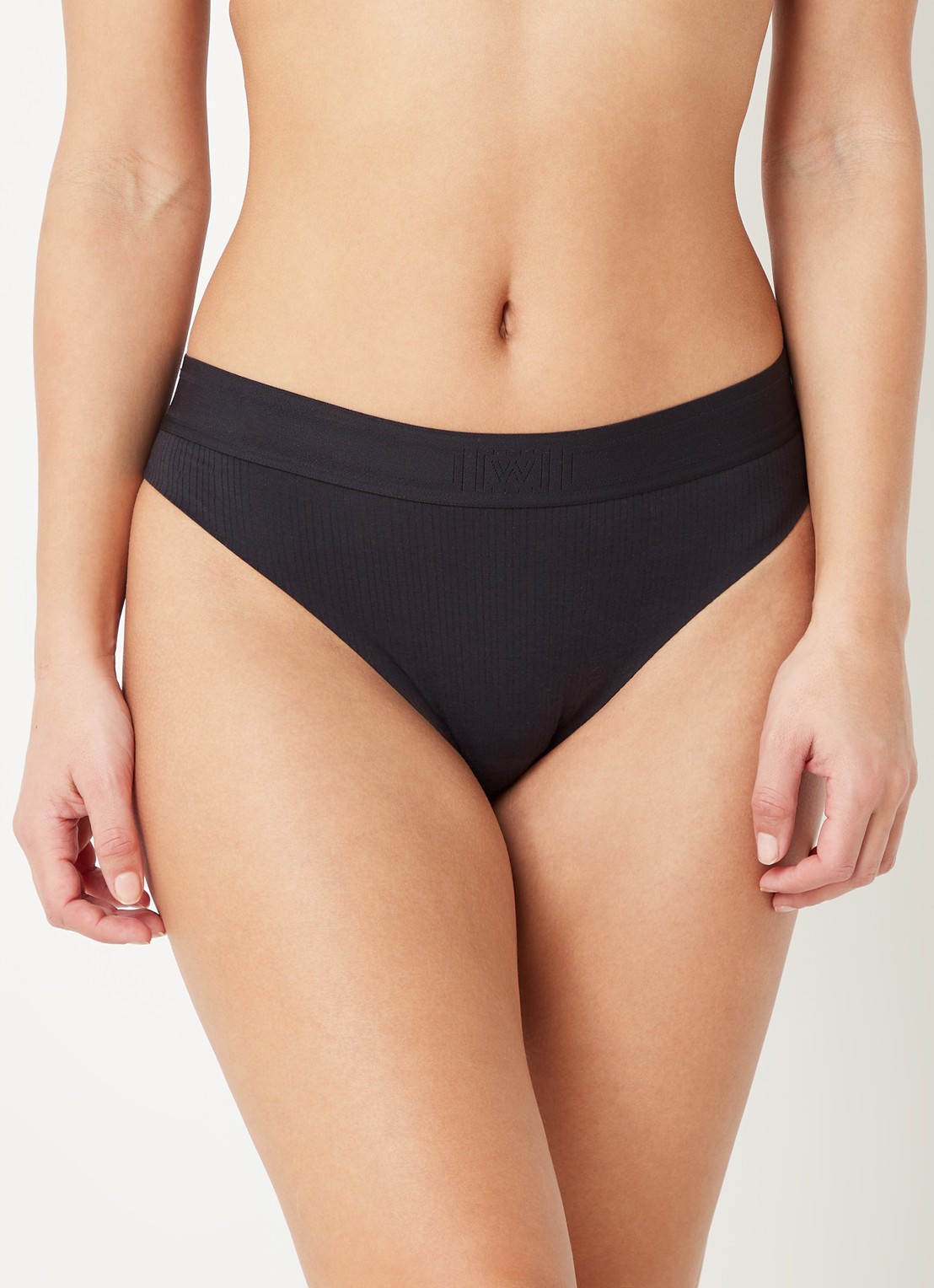 Wolford Beauty Cotton slip - detail 3 diepzwart