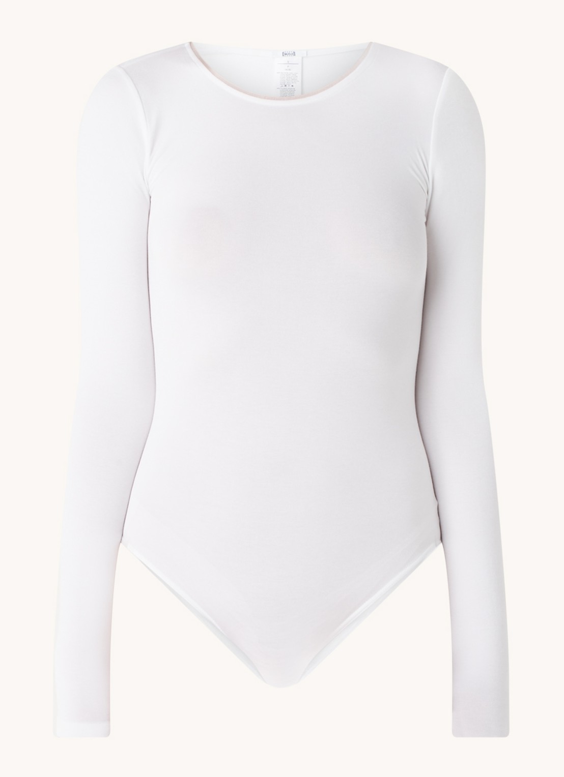 Wolford Berlin body met lange mouwen - voorkant 2 wit