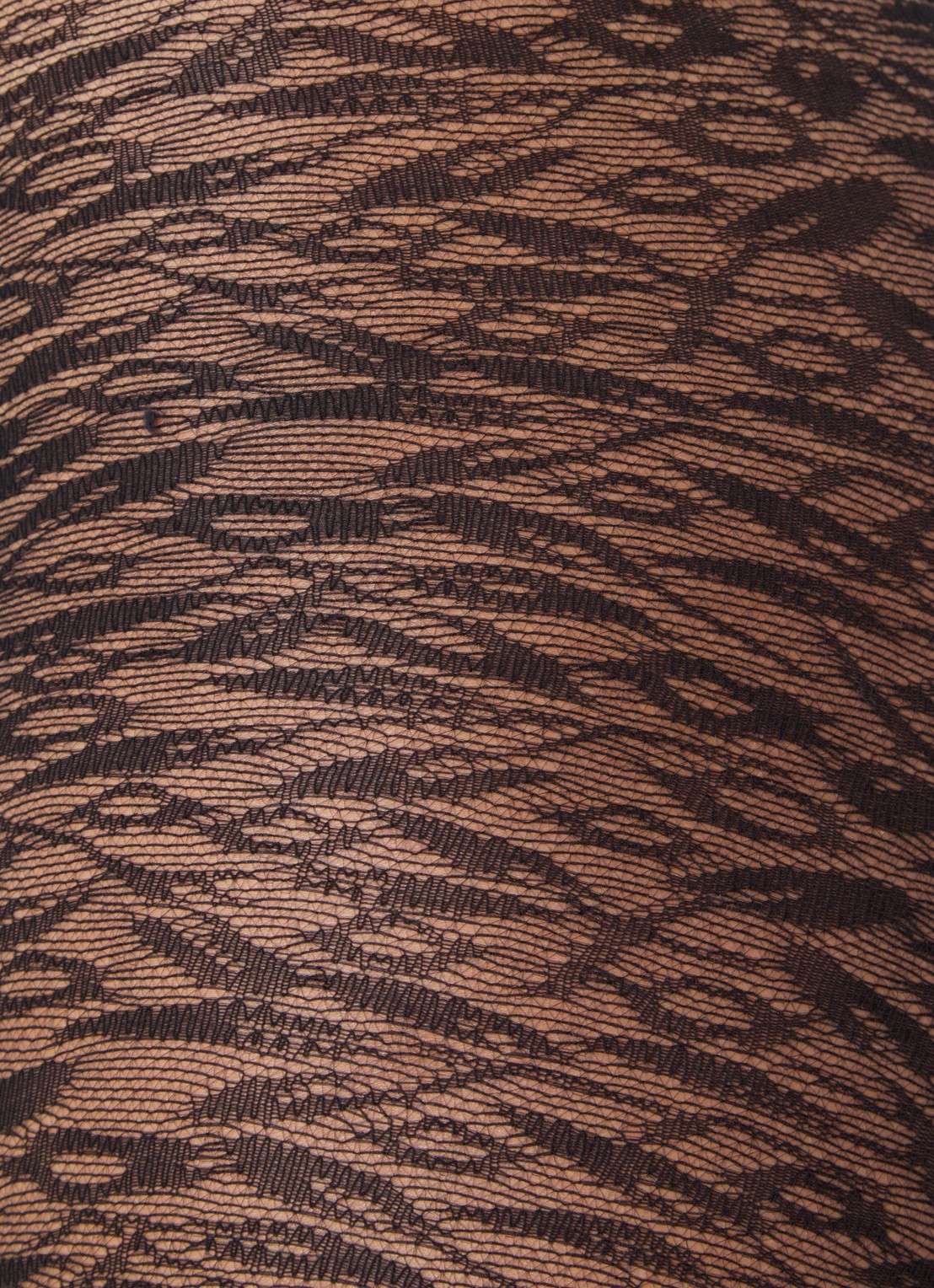 Wolford Bouquet panty met bloemenprint in 30 denier - detail 3 zwart