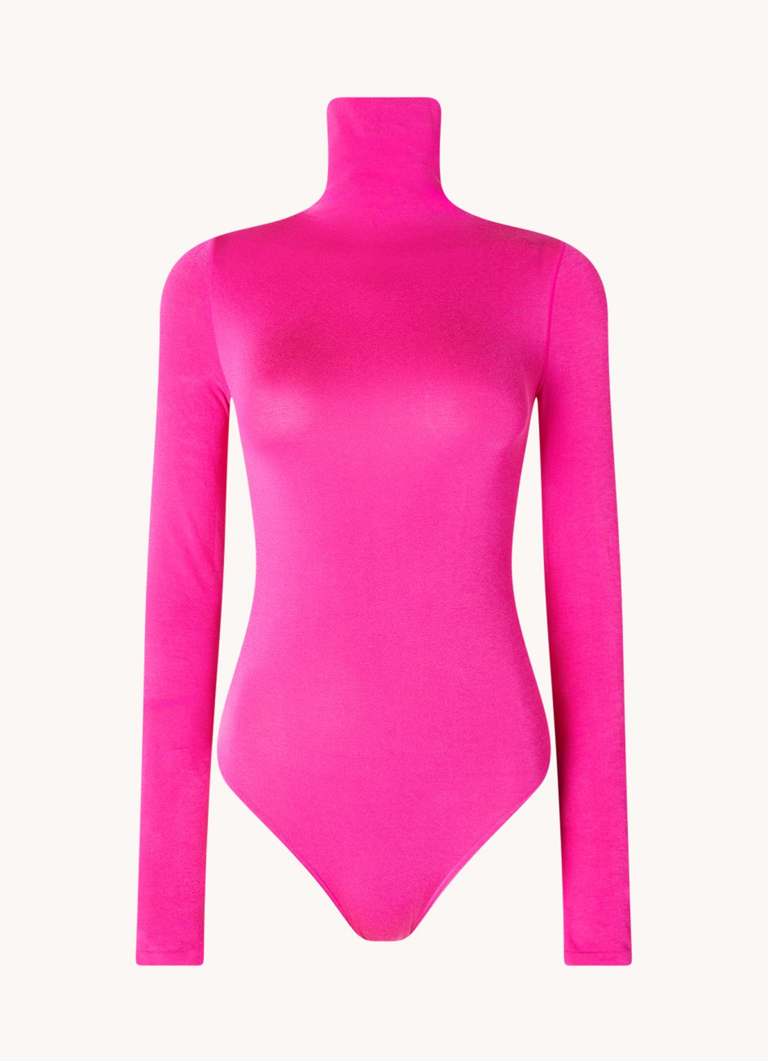 Wolford Colorado body met col - voorkant 4 roze