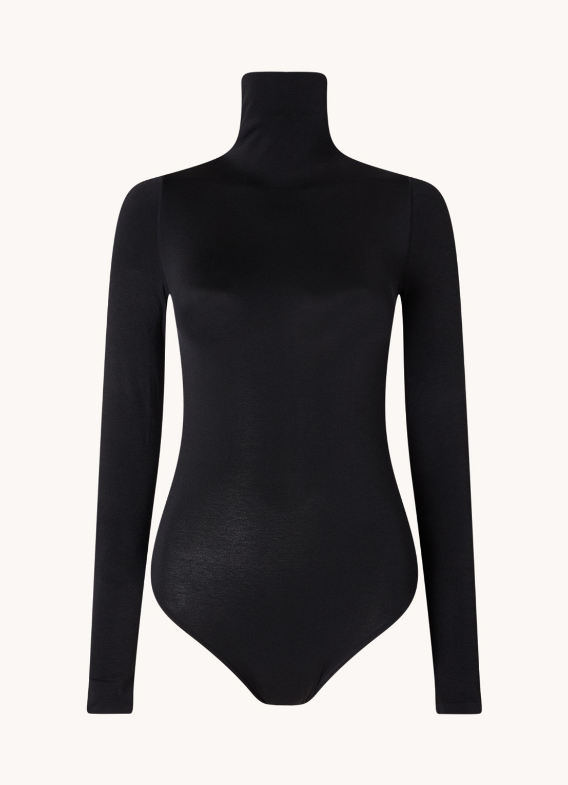 Wolford Colorado body met col - voorkant 2 zwart