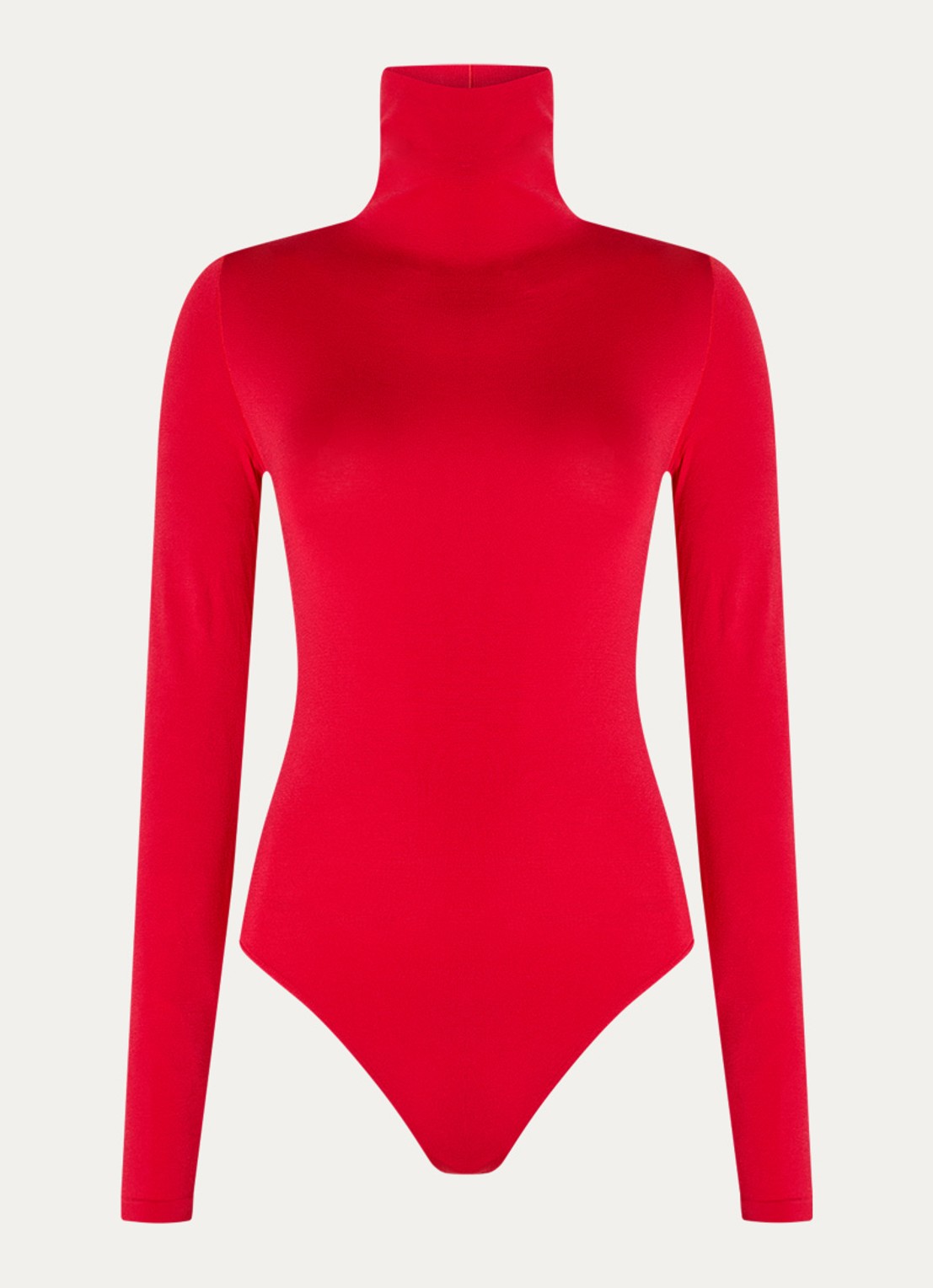 Wolford Colorado body met col - voorkant cranberryrood