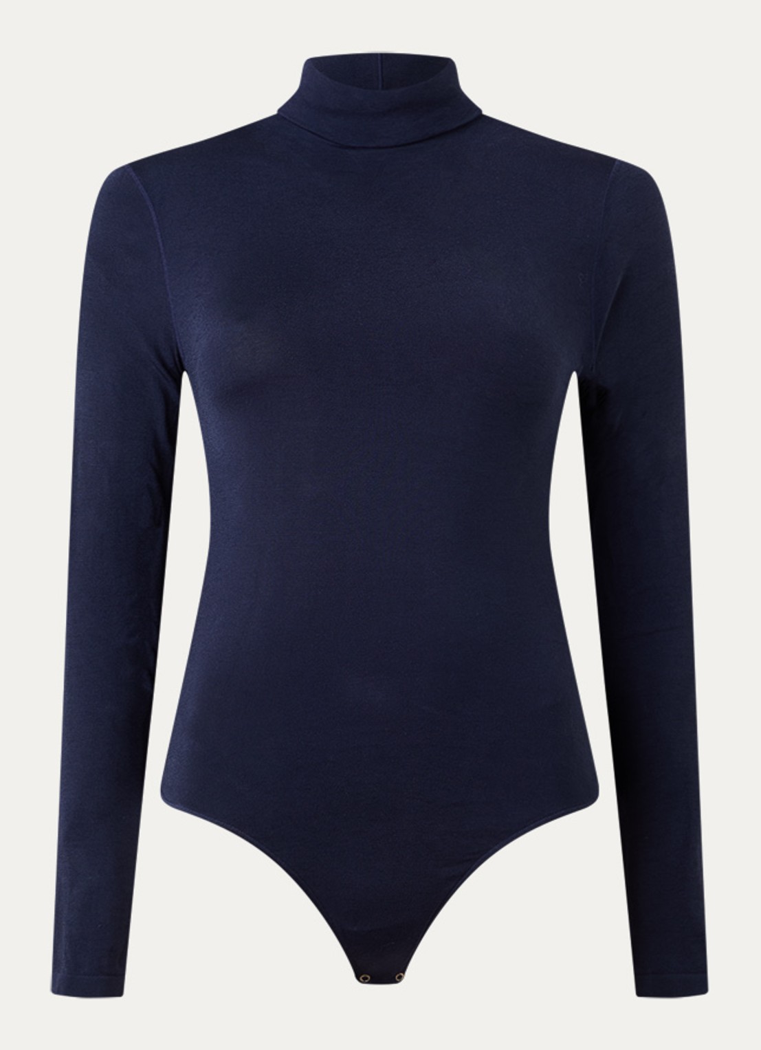 Wolford Colorado body met col - voorkant 2 donkerblauw