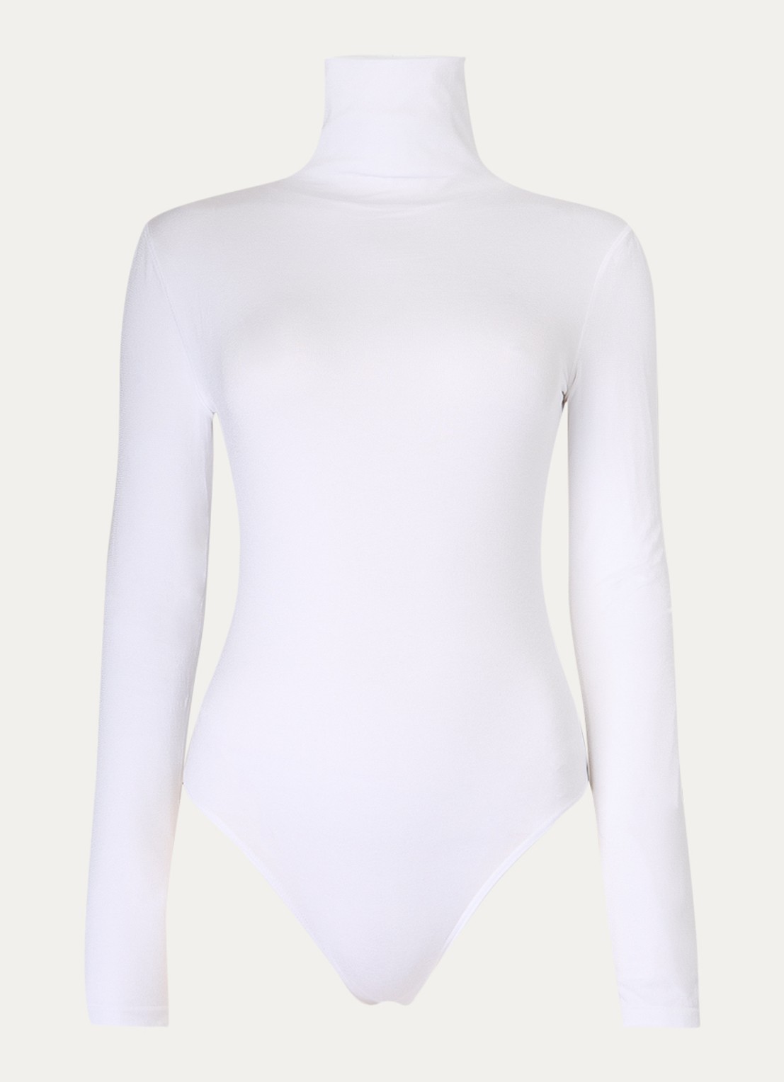 Wolford Colorado stringbody met col - voorkant 2 wit