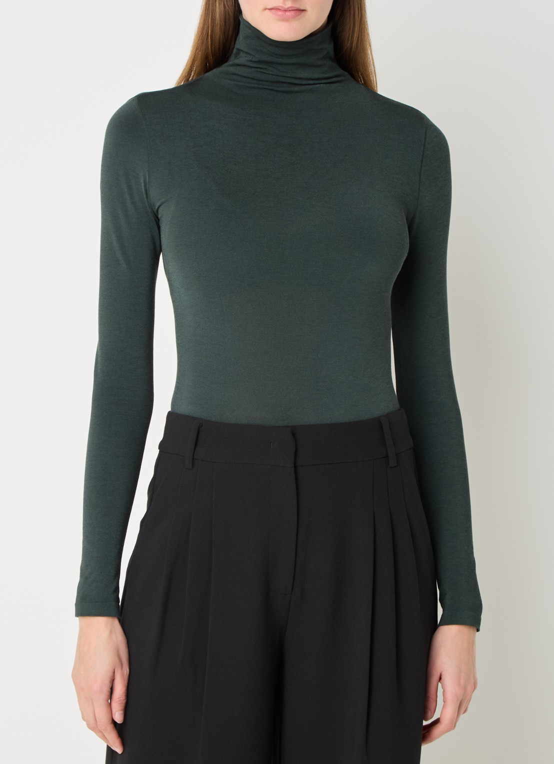 Wolford Colorado stringbody met col - detail 3 groen