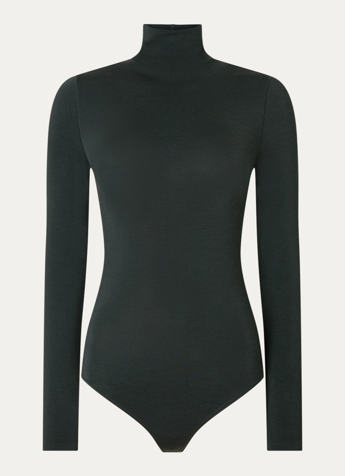 Wolford Colorado stringbody met col - voorkant groen