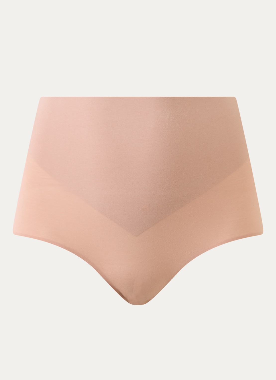 Wolford Cotton Contour naadloze high waisted slip - voorkant 2 oudroze