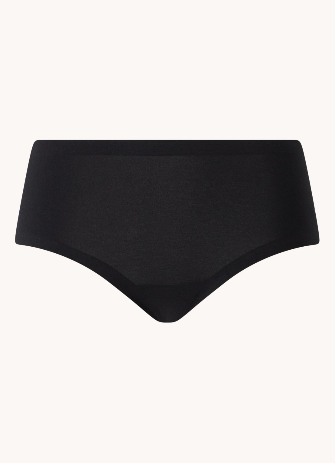 Wolford Cotton Contour naadloze slip - voorkant 3 zwart