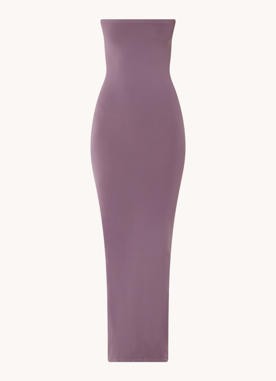 Wolford Fatal maxi jurk met stretch - voorkant aubergine