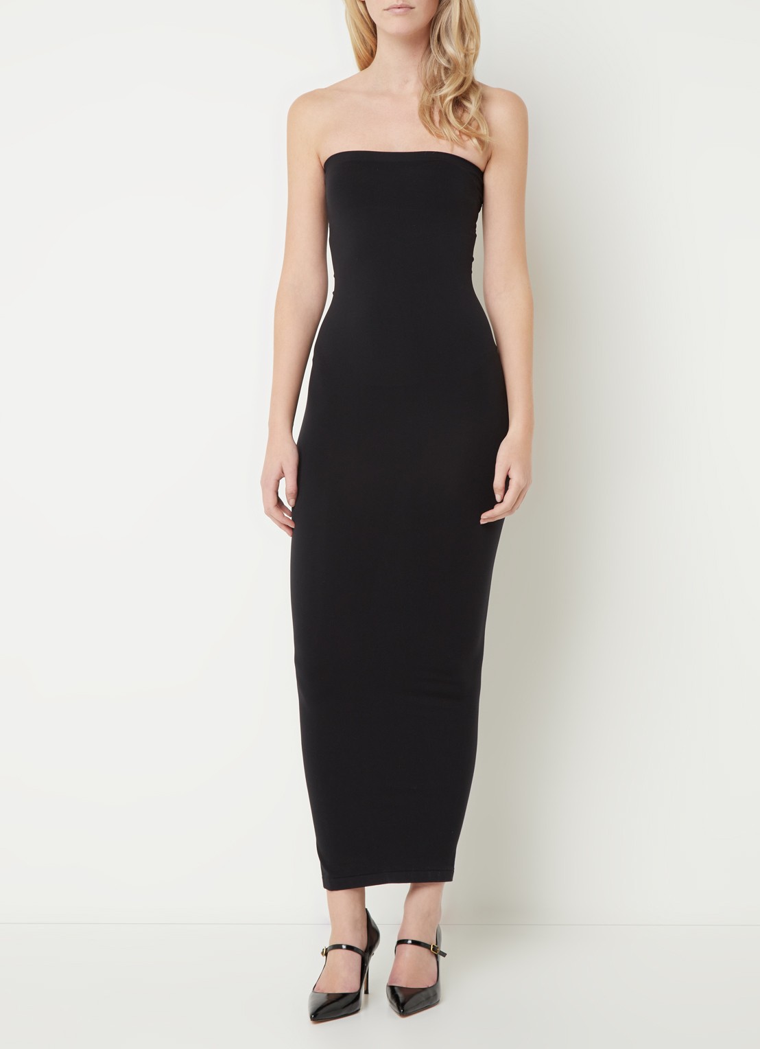 Wolford Fatal maxi jurk met stretch - detail 4 zwart