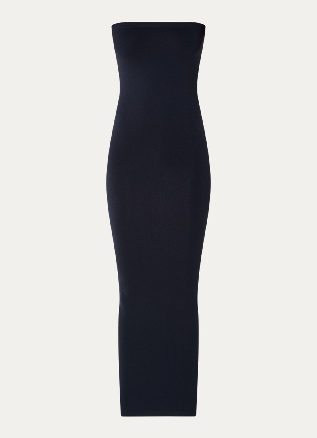 Wolford Fatal maxi jurk met stretch - voorkant 2 donkerblauw