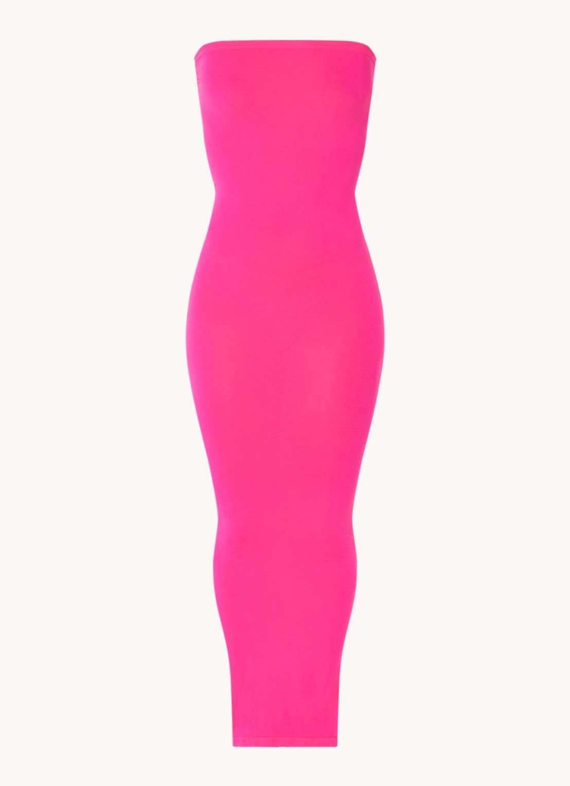 Wolford Fatal maxi jurk met stretch - voorkant roze