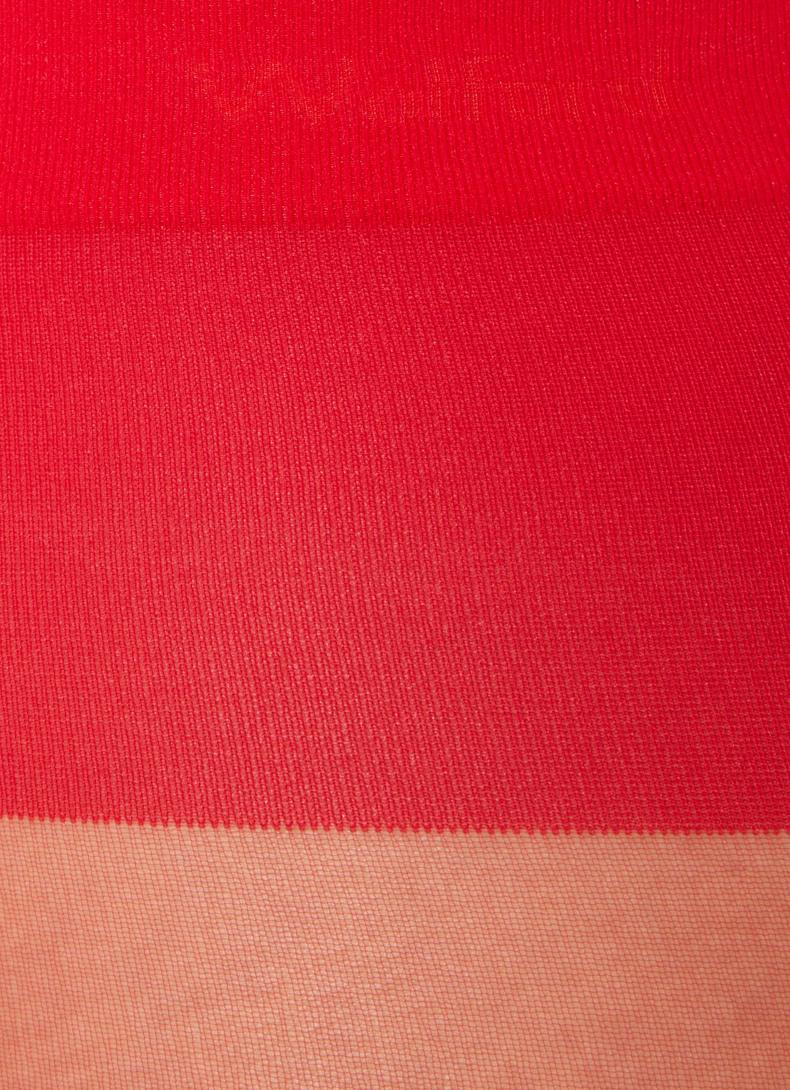 Wolford Individual Back Seam panty in 10 denier  - detail cranberryrood