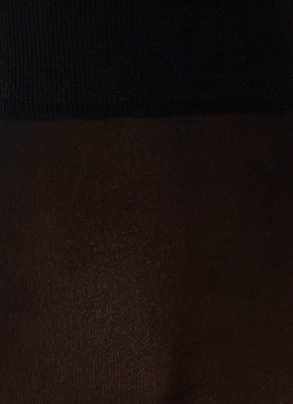 Wolford Individual pantysokken in 10 denier black - detail zwart