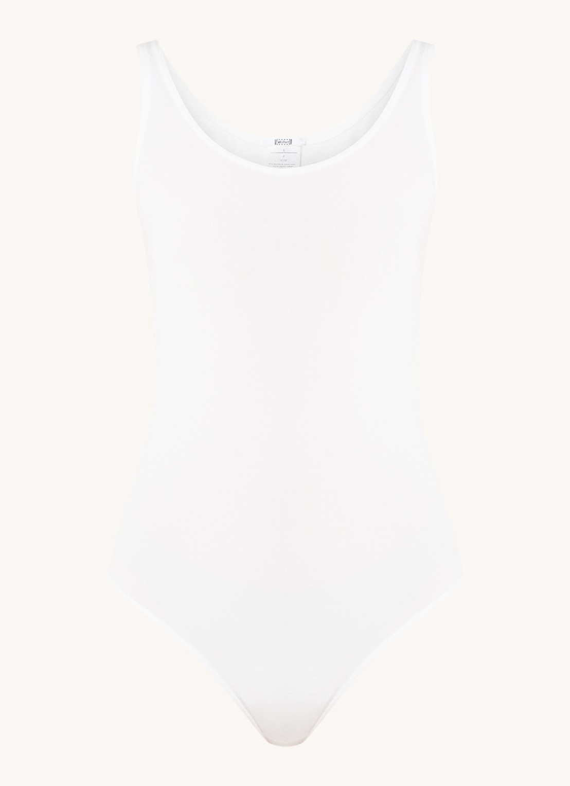 Wolford Jamaika body met ronde hals - voorkant 2 wit