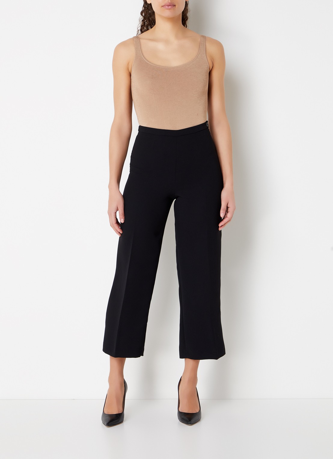 Wolford Jamaika string body  - voorkant 2 donkerbeige