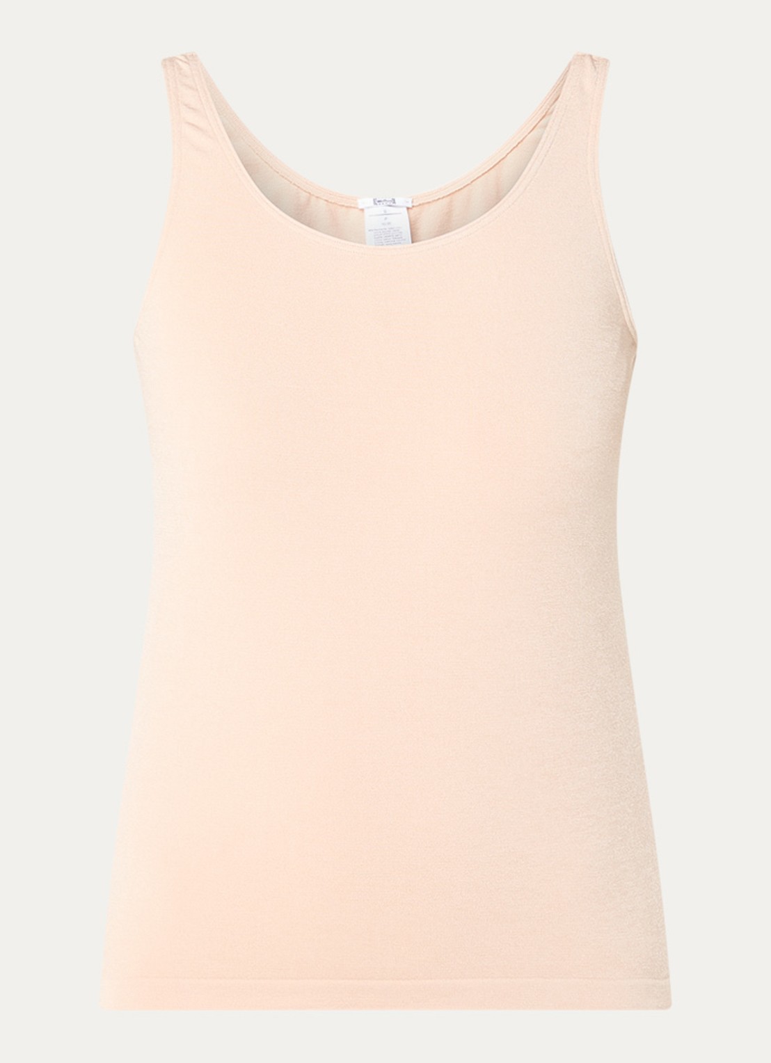 Wolford Jamaika tanktop met ronde hals - voorkant 3 creme