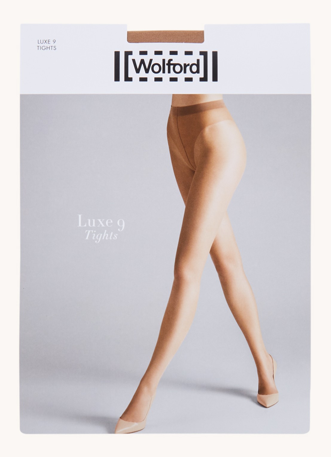 Wolford Luxe panty in 9 denier - voorkant 3 lichtbruin