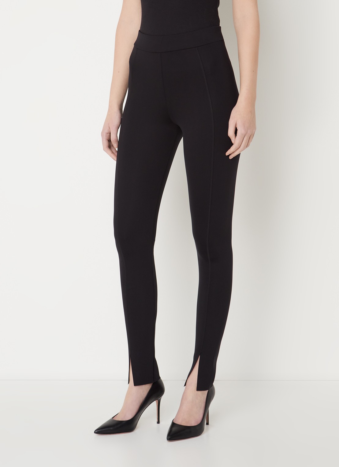 Wolford Midnight Grace high waist legging met split - detail 2 zwart