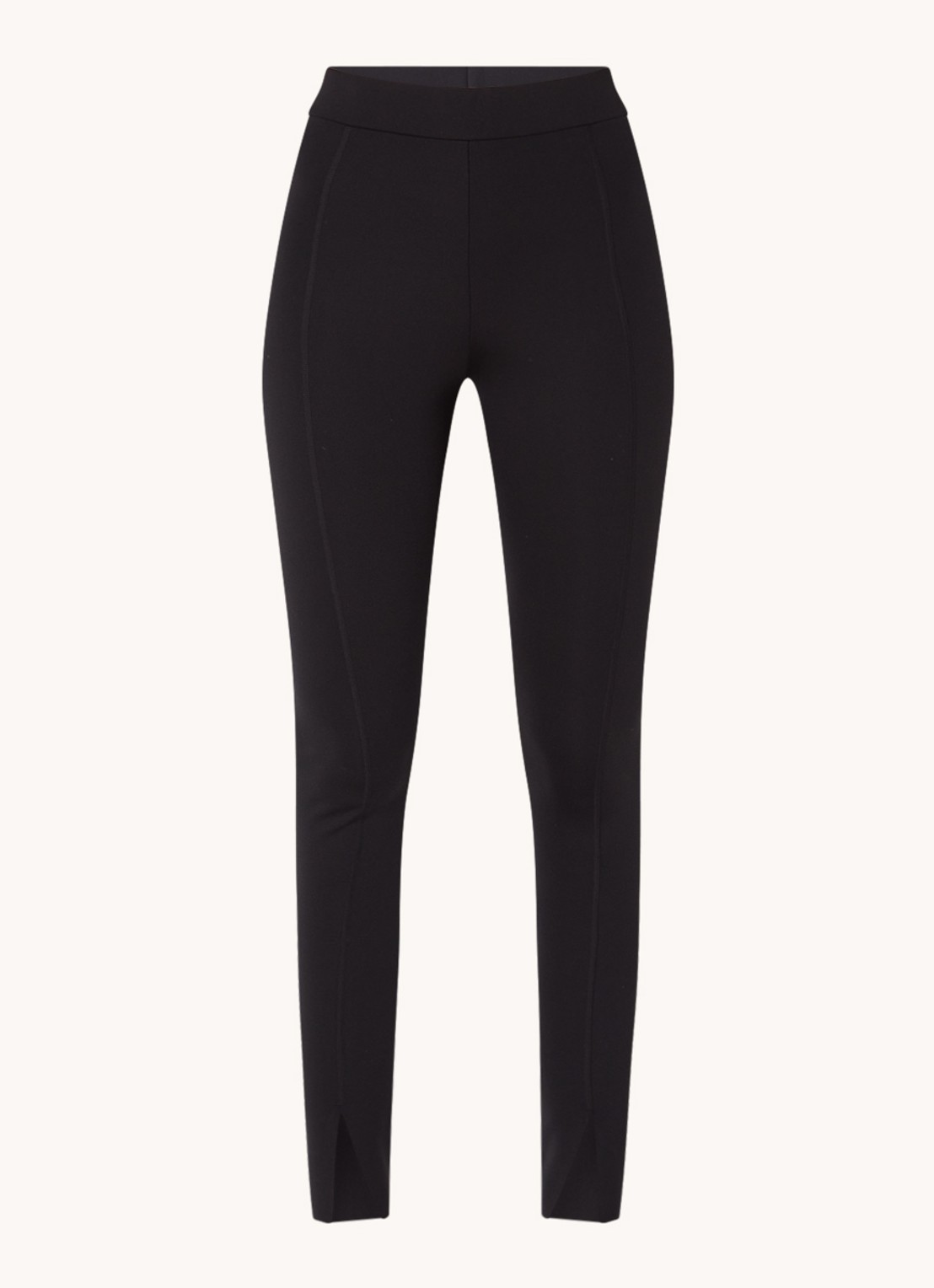 Wolford Midnight Grace high waist legging met split - voorkant 3 zwart
