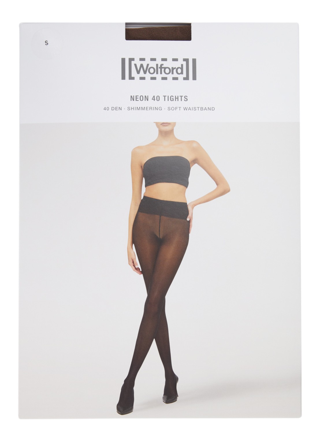 Wolford Neon panty in 40 denier - voorkant bruin