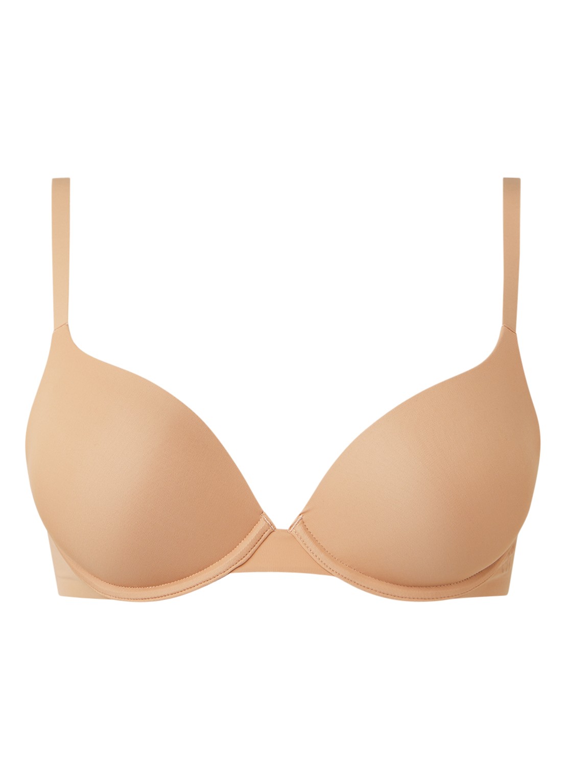 Wolford Pure naadloze push-up bh - voorkant 2 beige