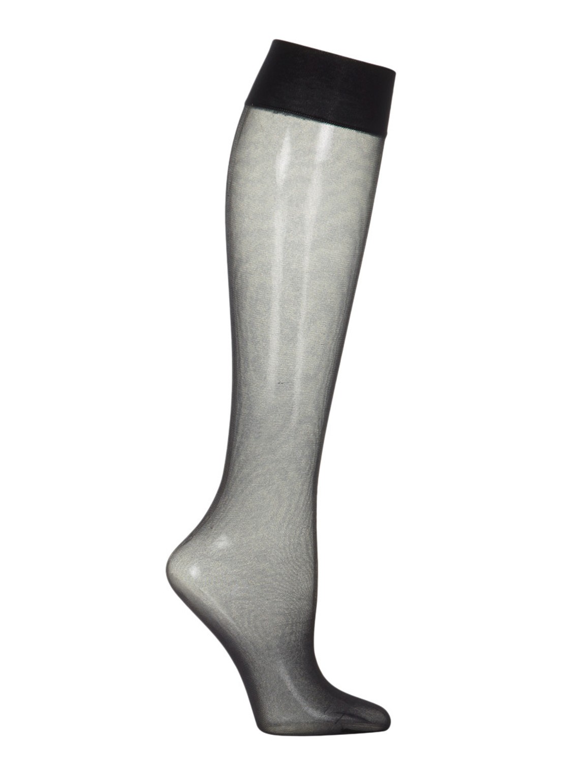 Wolford Satin Touch pantykousen in 20 denier - voorkant 2 donkergrijs