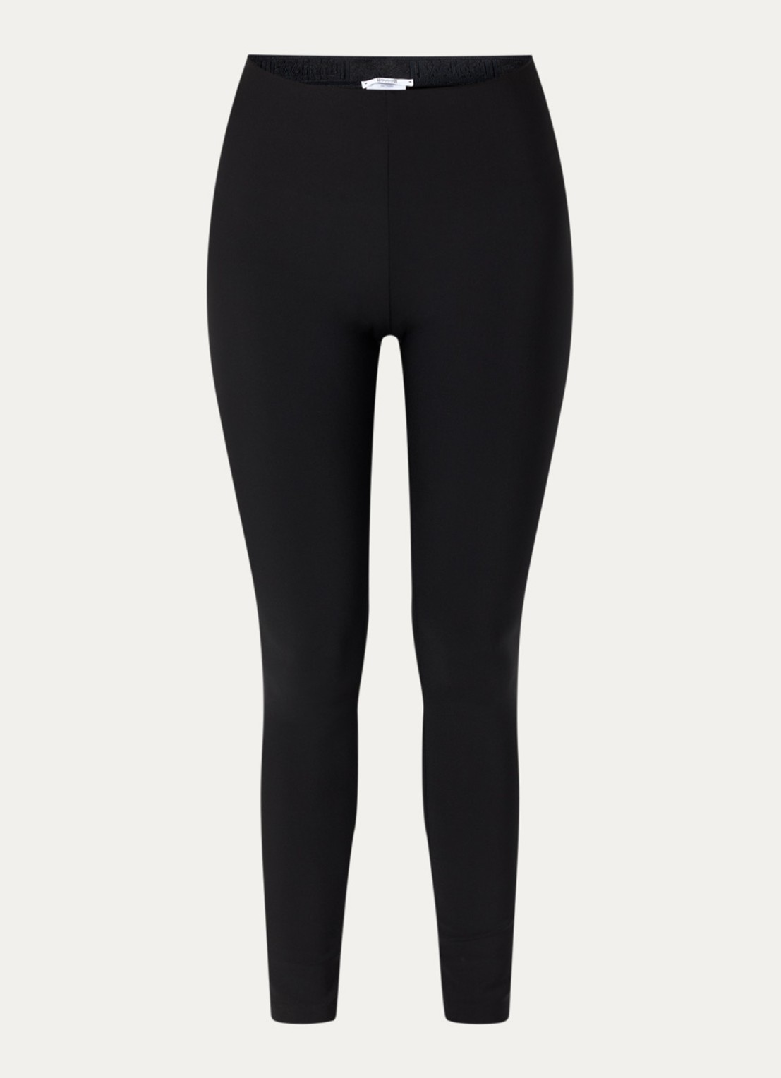 Wolford Scuba high waist skinny fit legging met stretch - voorkant antraciet