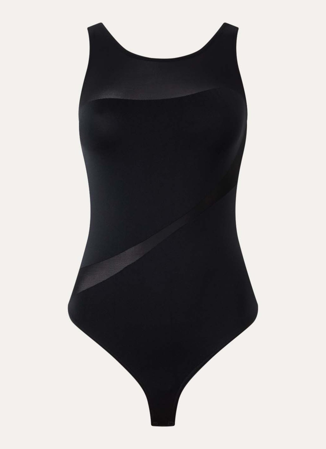 Wolford Shade stringbody  - voorkant 2 zwart