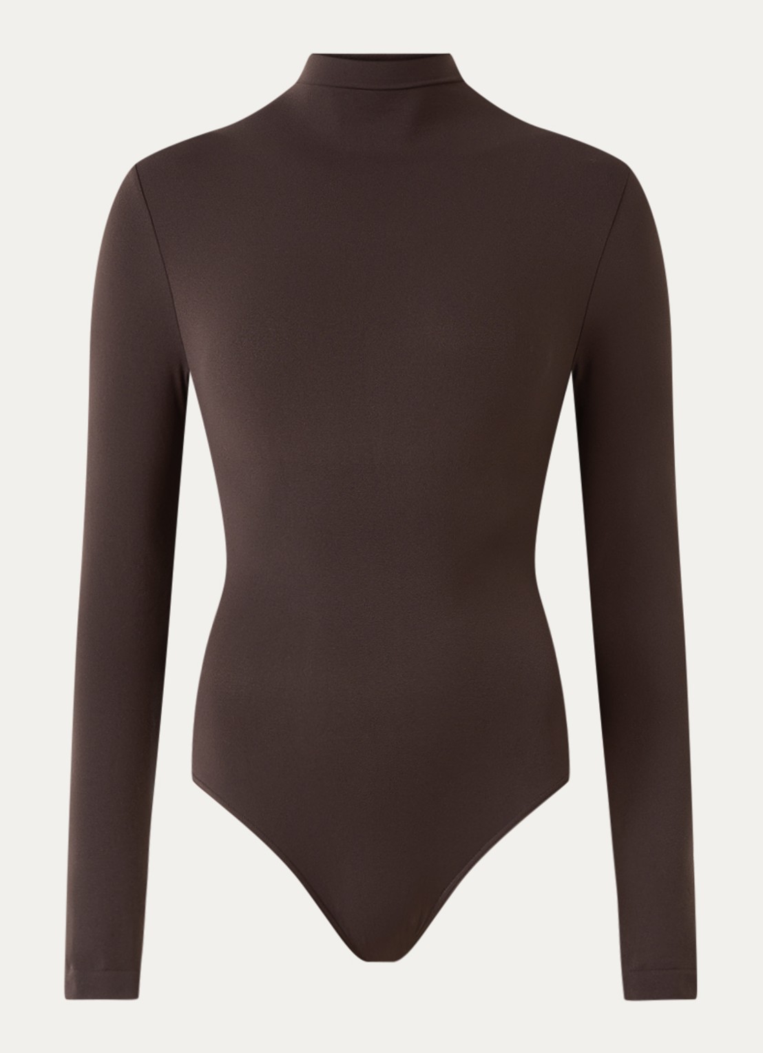 Wolford Shaping stringbody met opengewerkt dessin - voorkant aubergine