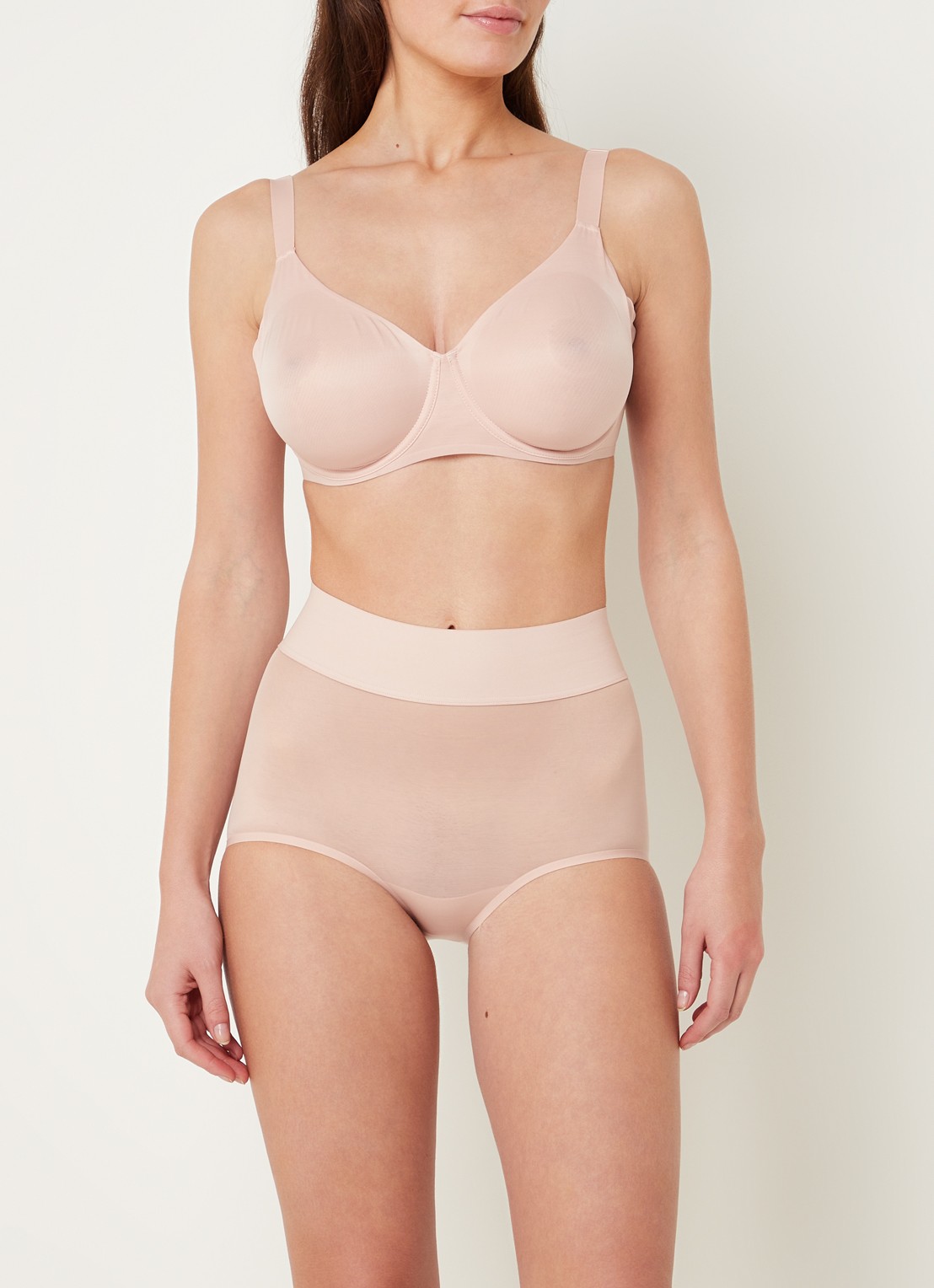 Wolford Sheer Touch Control corrigerende slip - voorkant 3 lichtroze