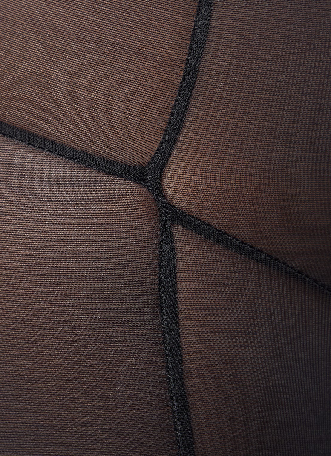 Wolford Sheer Touch high waisted corrigerende slip - detail 2 zwart
