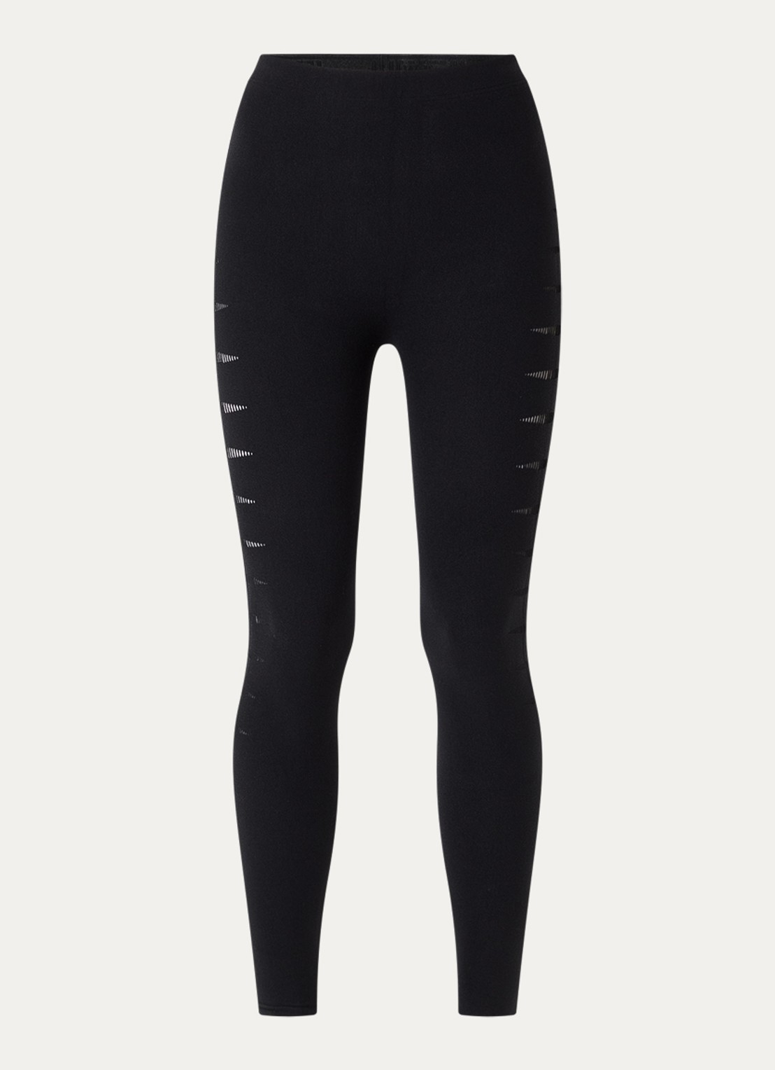 Wolford Slash high waist skinny fit legging - voorkant zwart