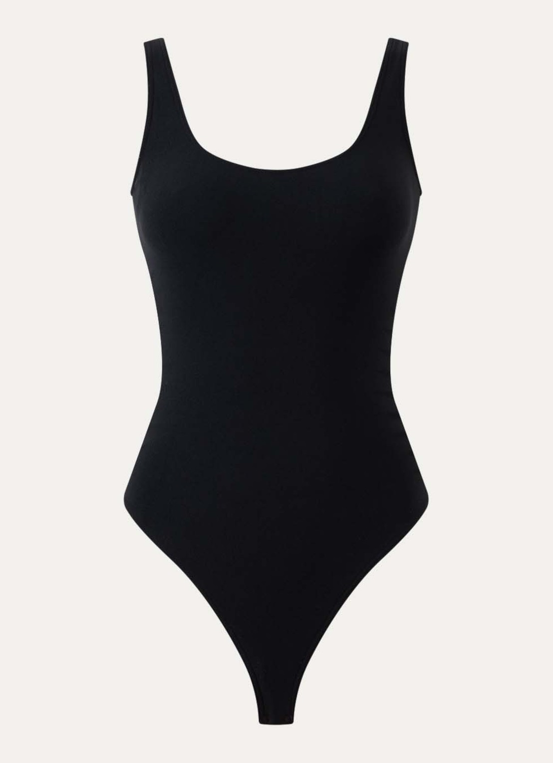 Wolford Slash stringbody met opengewerkt dessin - voorkant 2 zwart