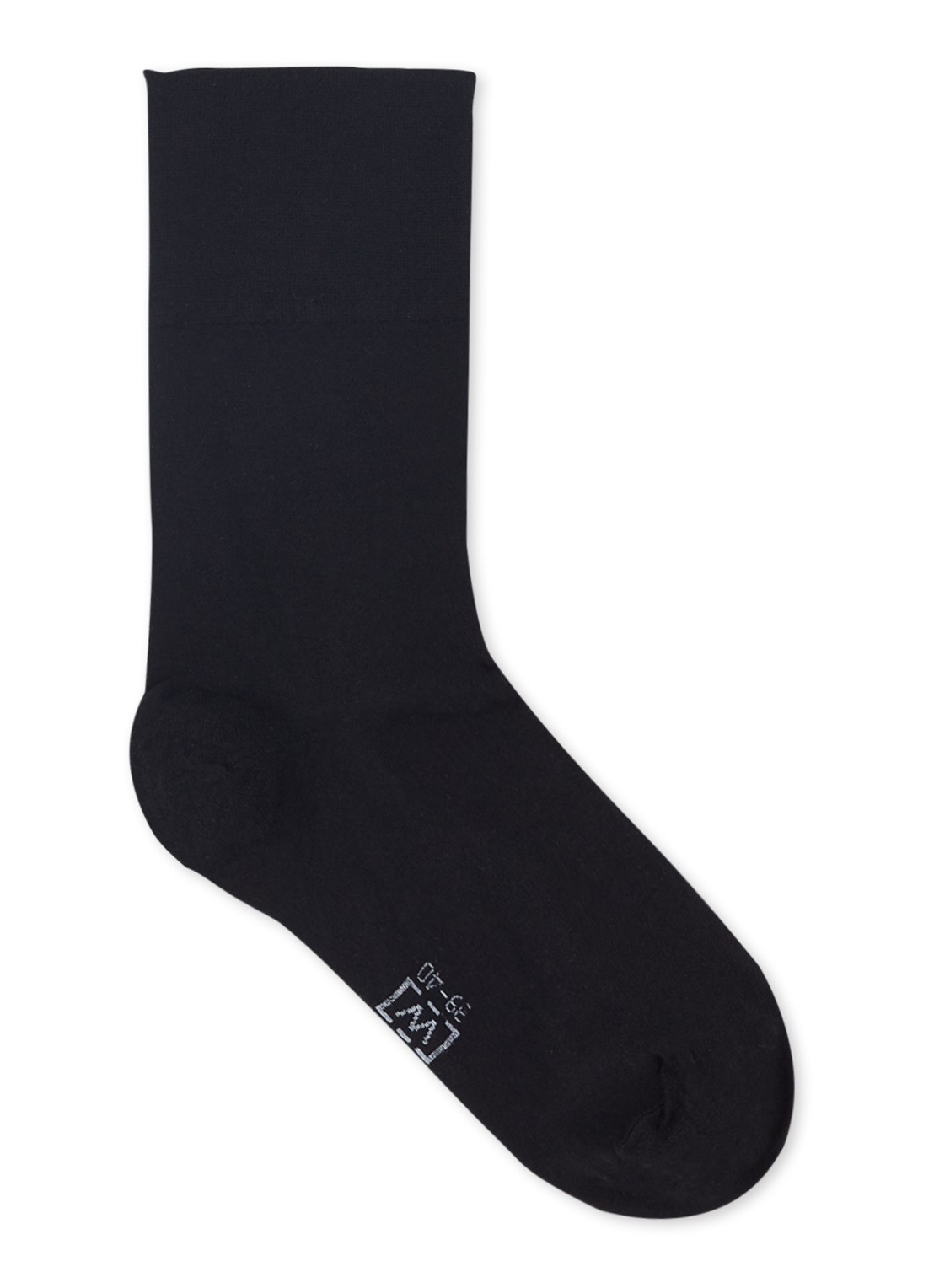 Wolford Sokken in katoenblend - voorkant zwart