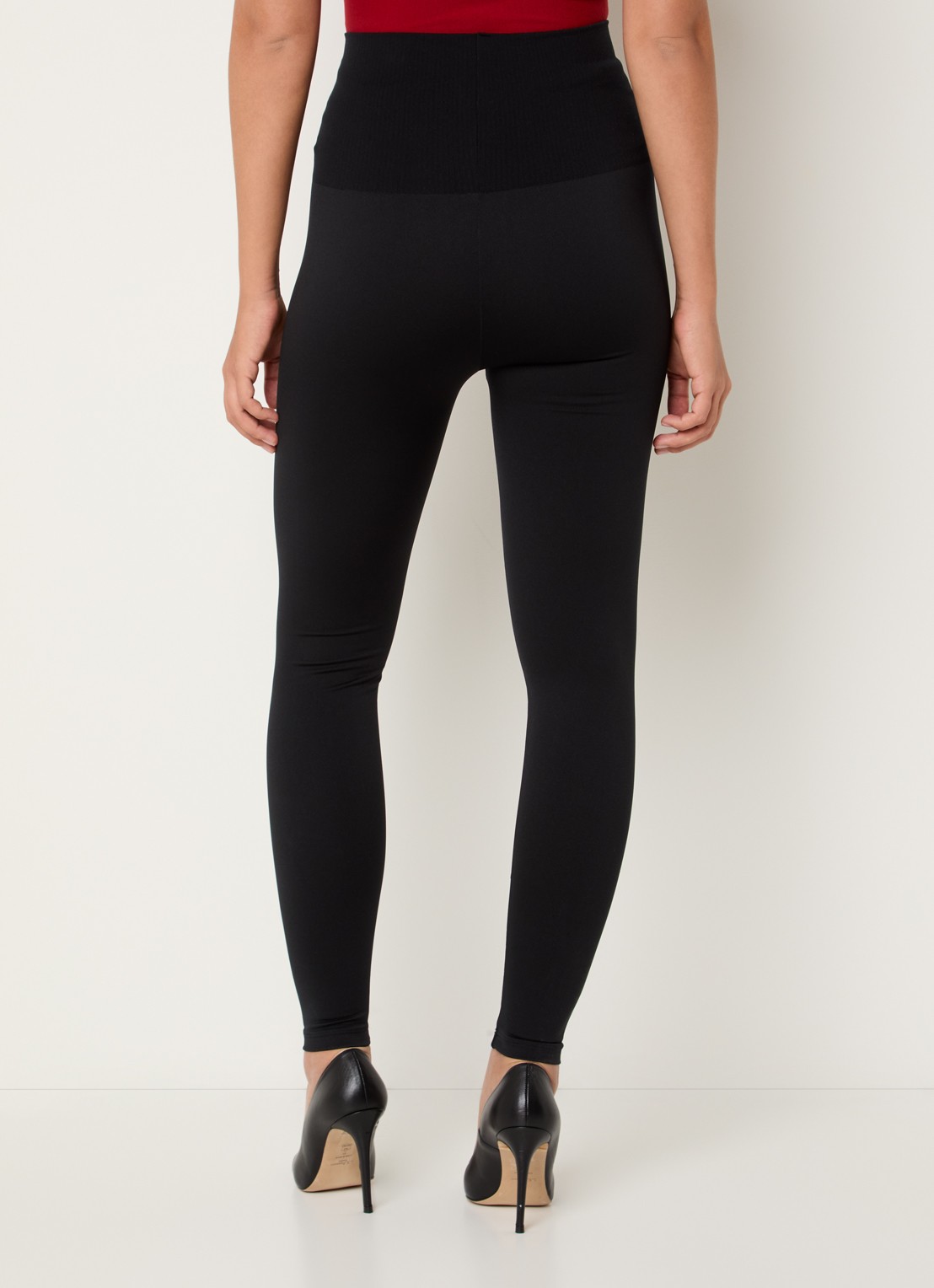 Wolford The Wonderful high waist corrigerende legging  - achterkant antraciet