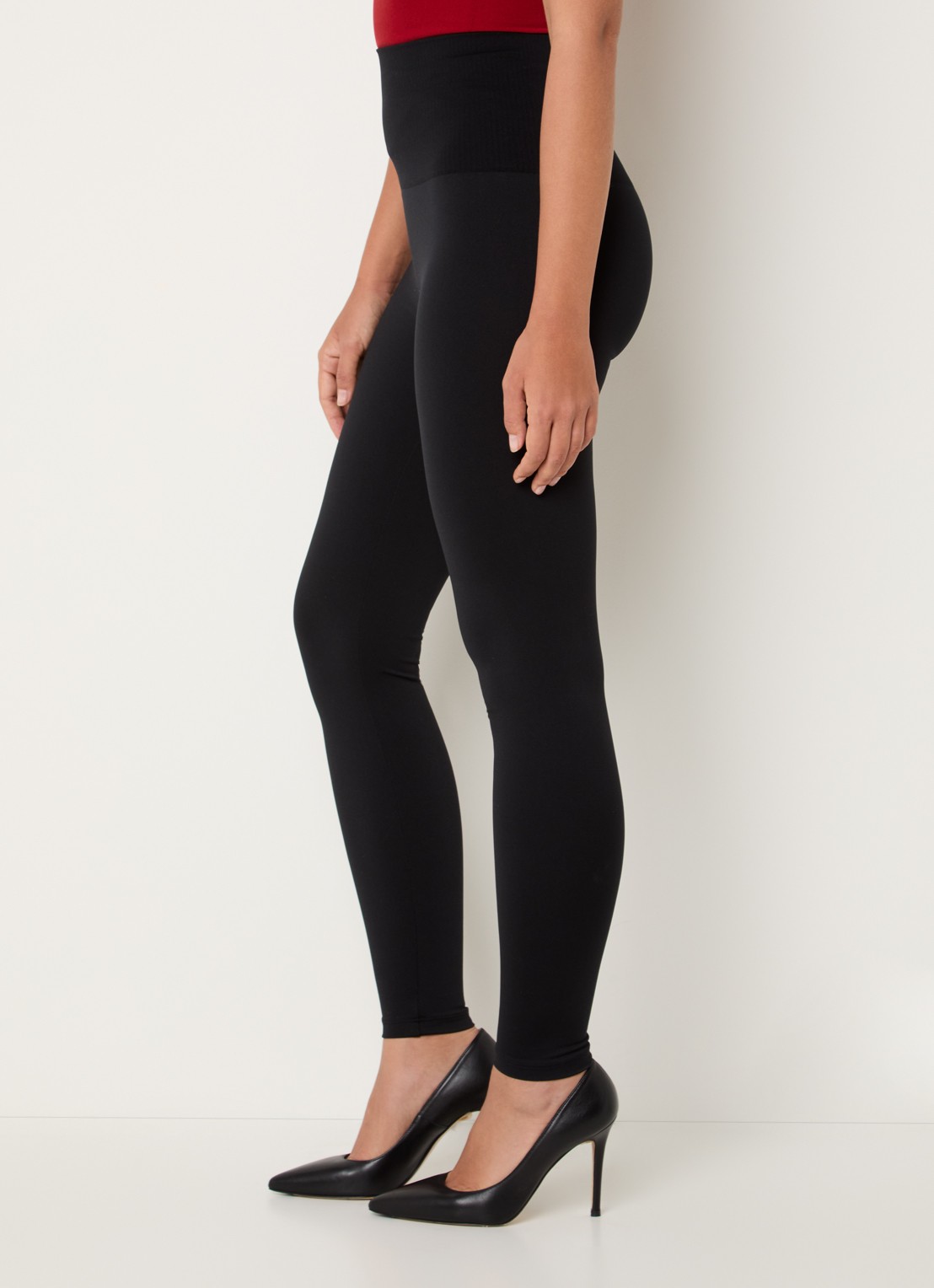 Wolford The Wonderful high waist corrigerende legging  - detail 3 antraciet