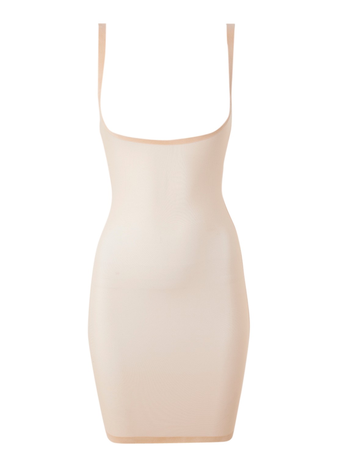 Wolford Tulle Forming Dress corrigerende onderjurk - voorkant 3 beige