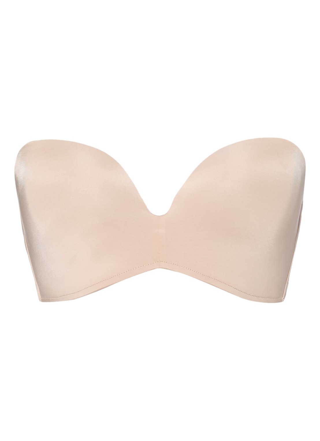 Wonderbra Ultimate Strapless push-up bh - voorkant 3 beige