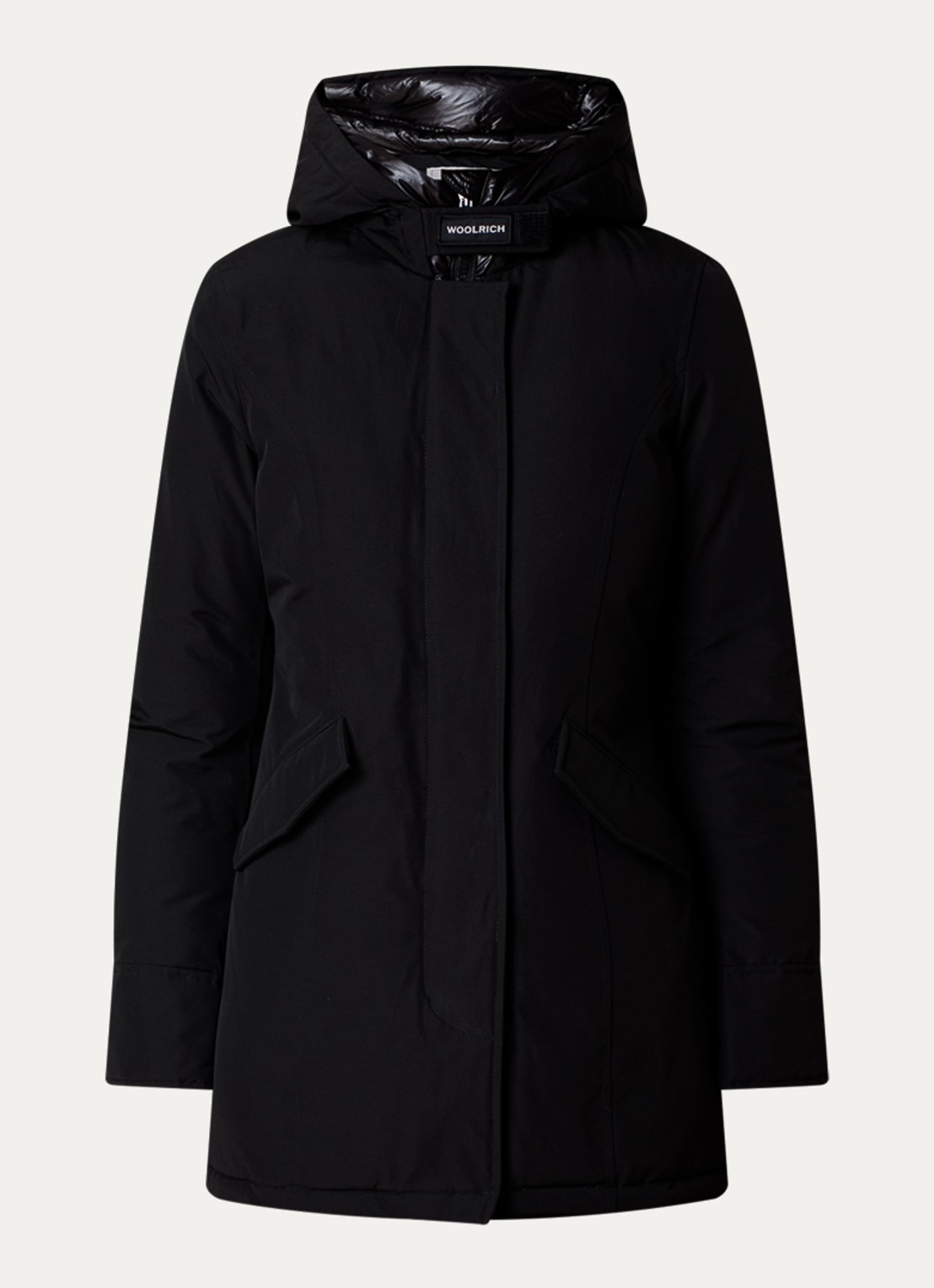 Woolrich Arctic parka met donsvulling - voorkant zwart
