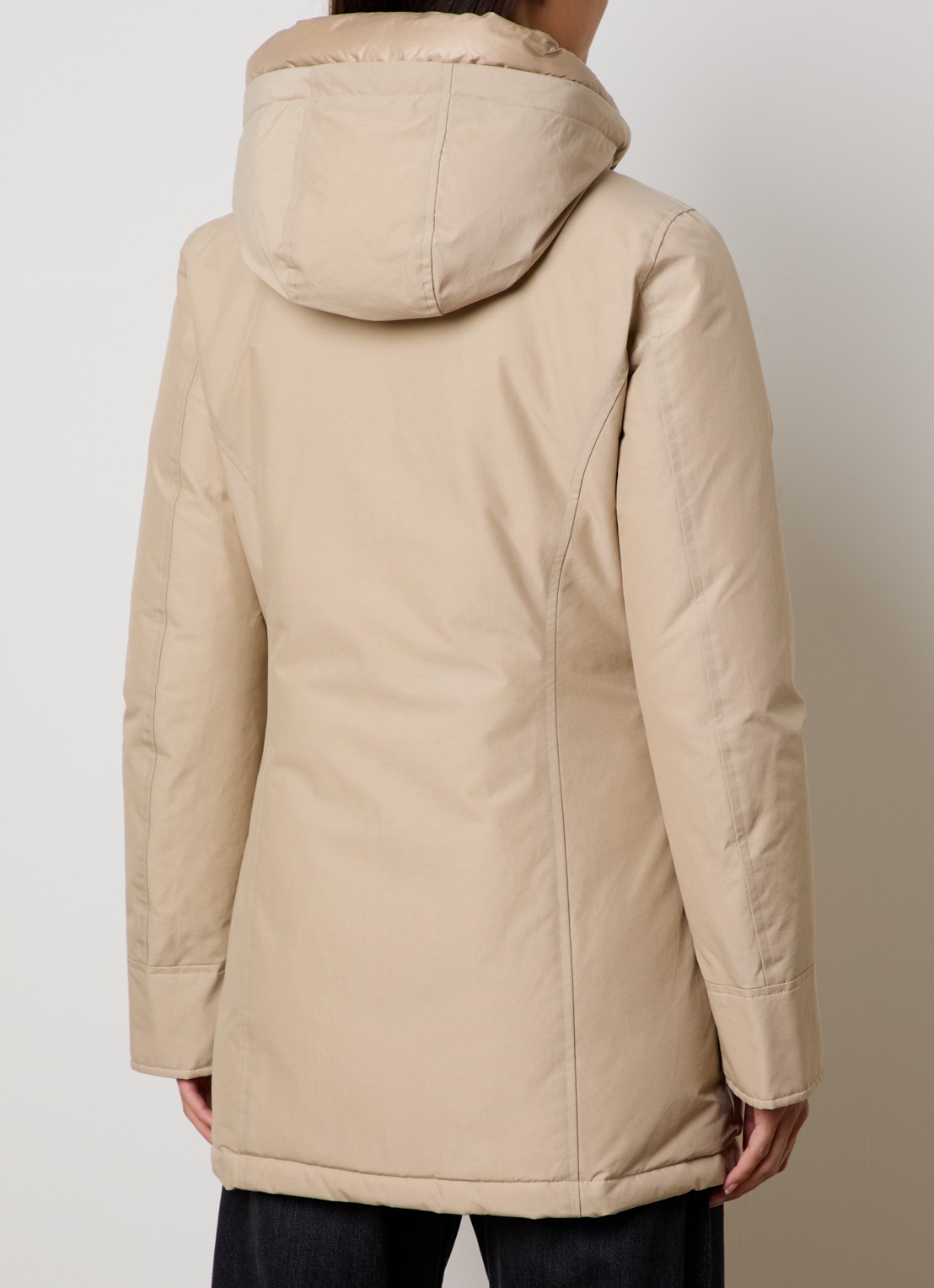 Woolrich Arctic parka met donsvulling - achterkant 3 beige