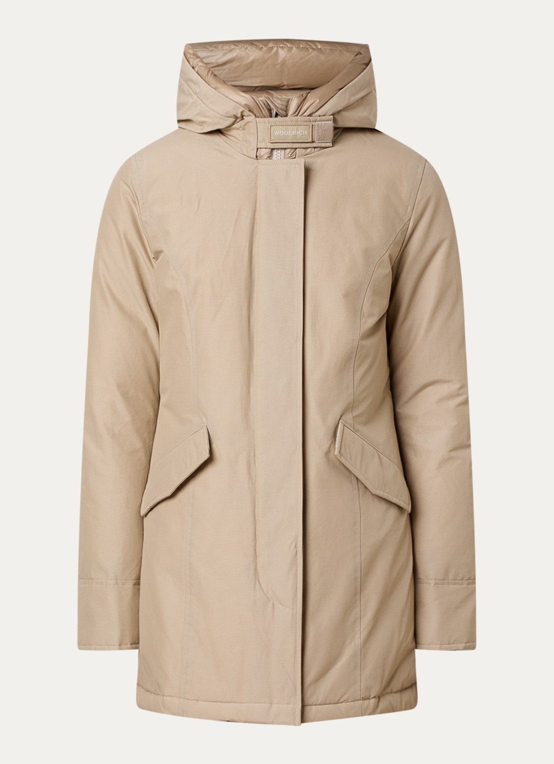 Woolrich Arctic parka met donsvulling - voorkant beige