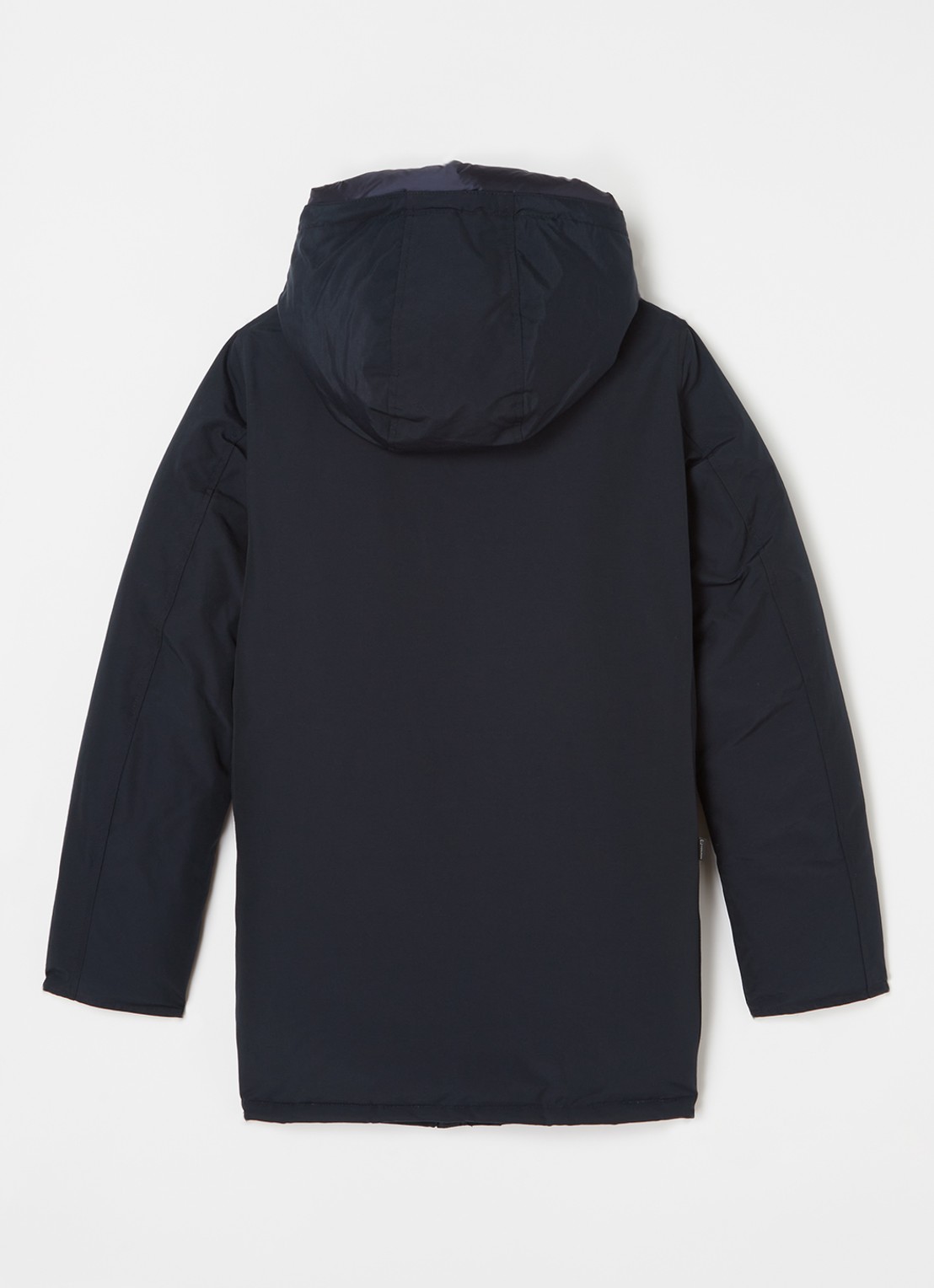 Woolrich Artic parka met donsvulling en capuchon  - achterkant donkerblauw