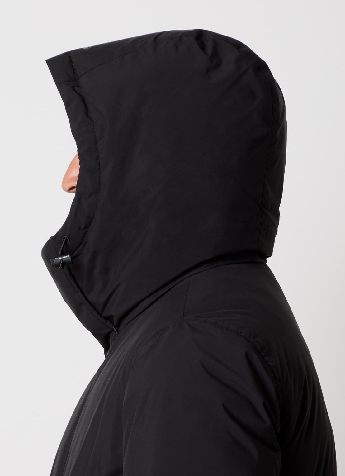 Woolrich Cloud Arctic gewatteerde parka met donsvulling en waterafstotende coating - detail 2 zwart