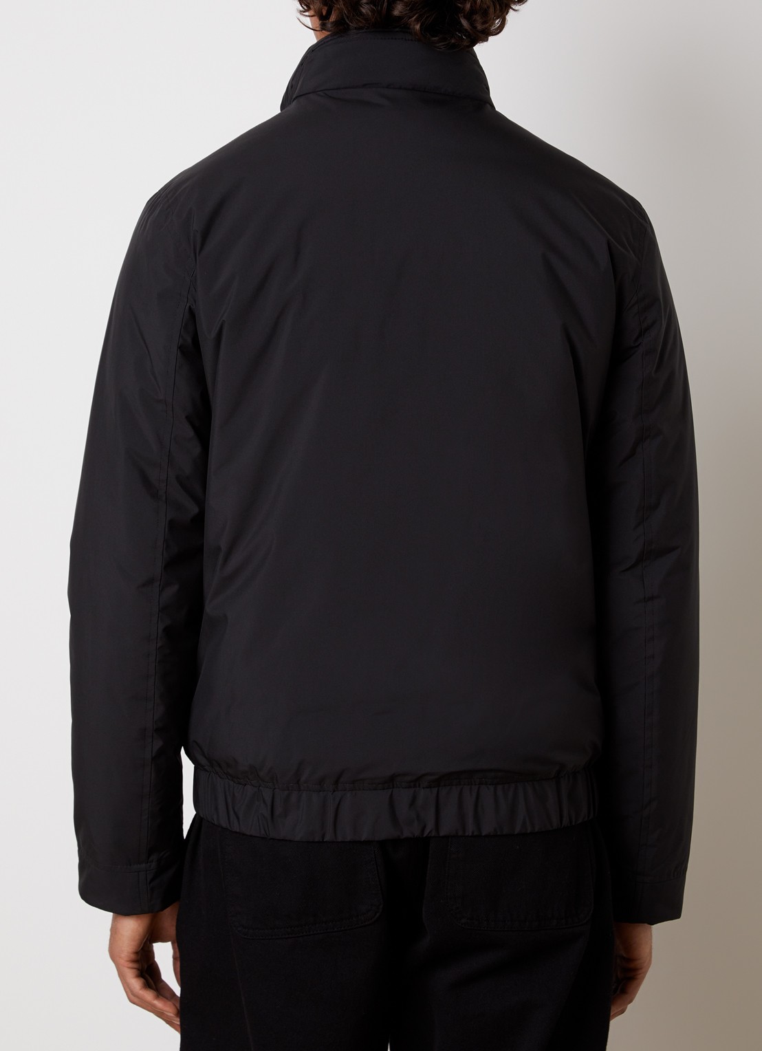 Woolrich Cloud Lewis gewatteerd bomberjack met steekzakken - achterkant 3 zwart