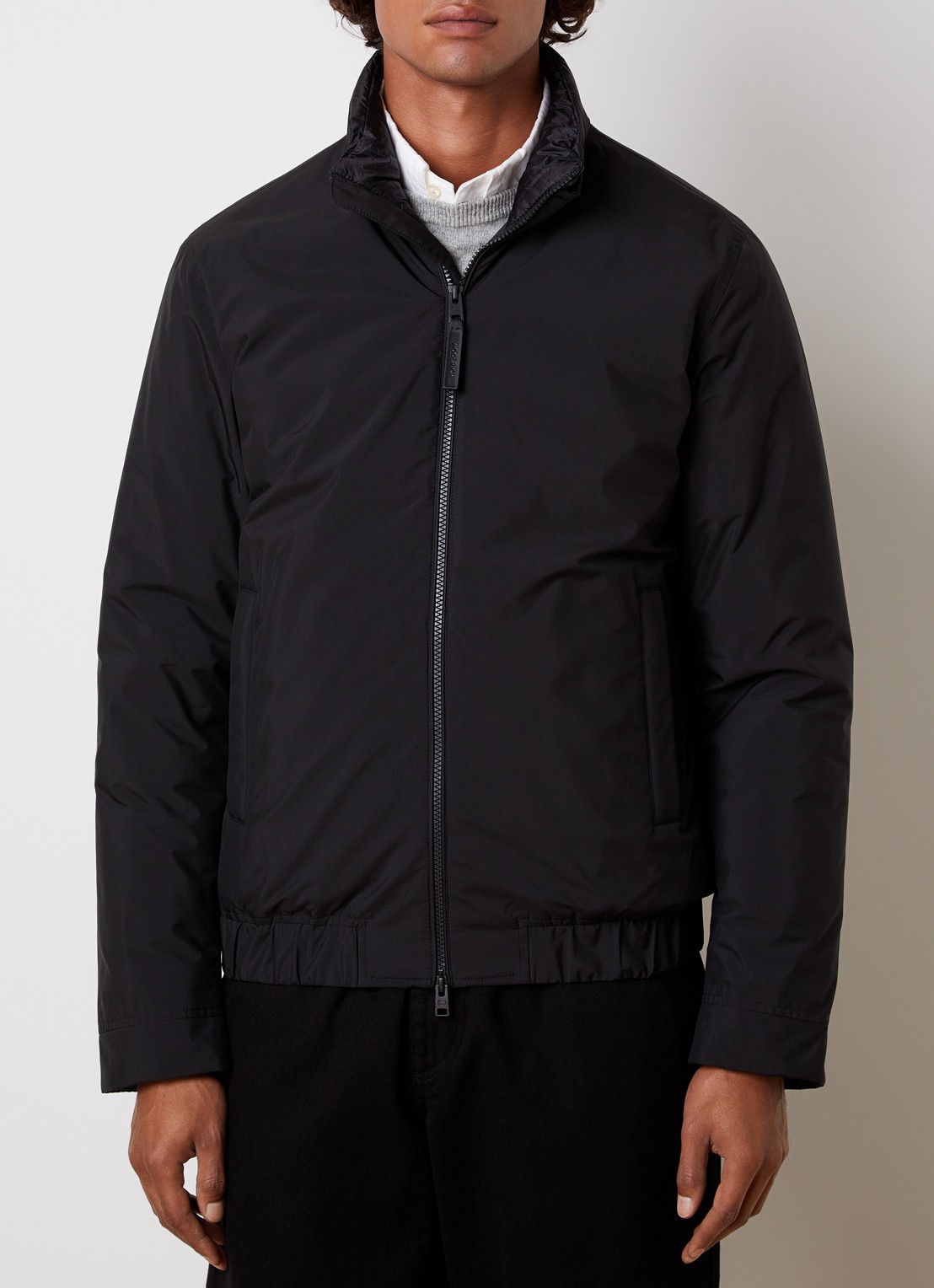 Woolrich Cloud Lewis gewatteerd bomberjack met steekzakken - detail 4 zwart