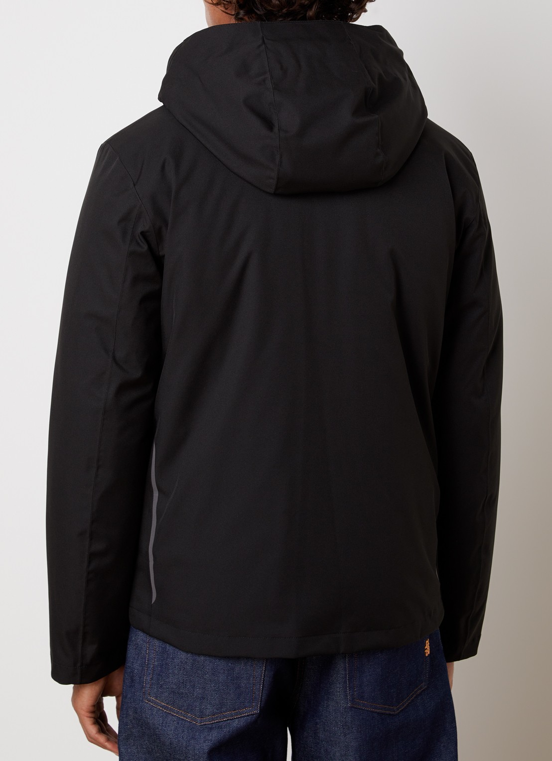 Woolrich Crestmont 3-in-1 gewatteerde parka met uitneembare voering - achterkant 7 zwart