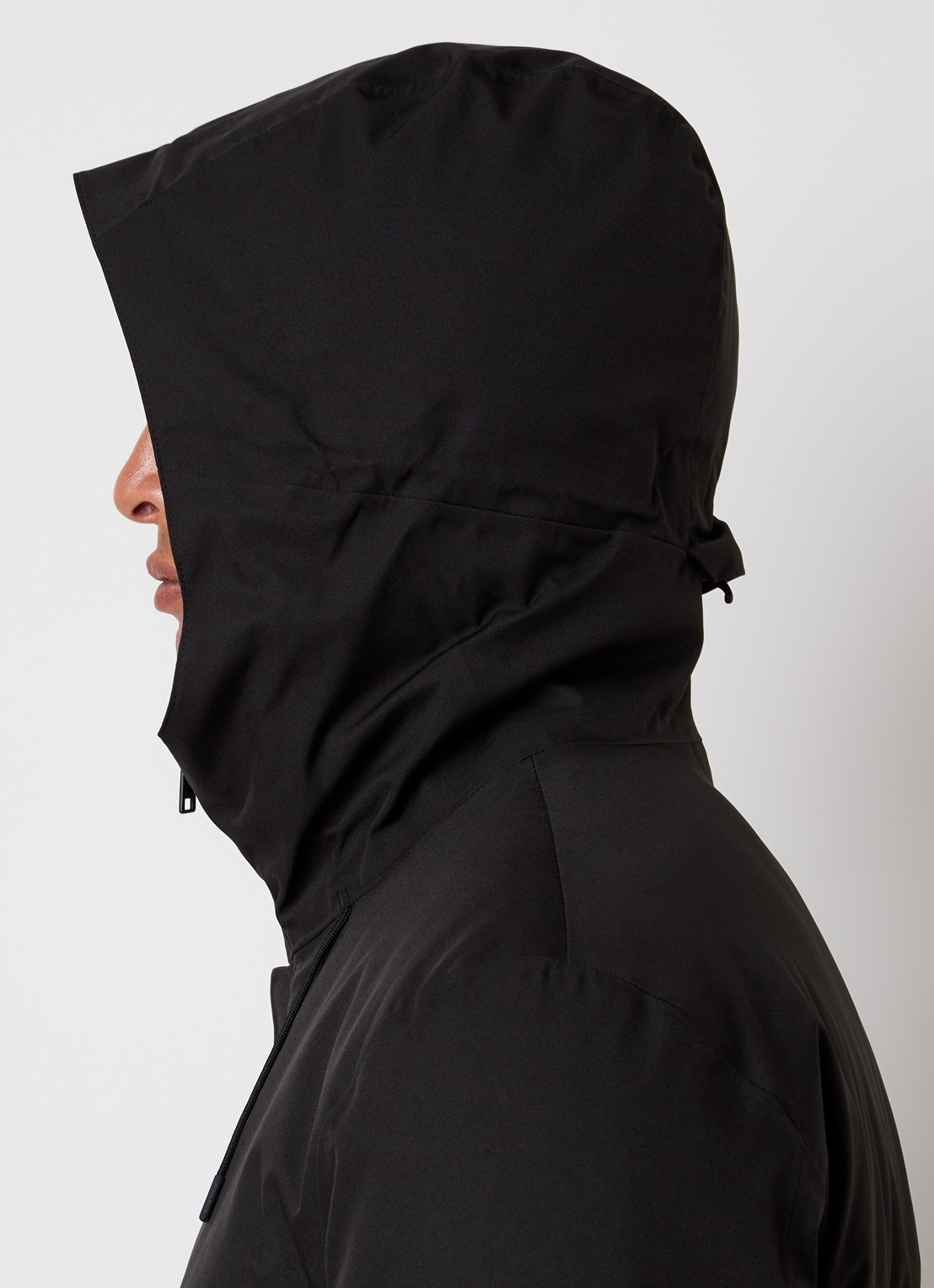 Woolrich Crestmont 3-in-1 gewatteerde parka met uitneembare voering - detail 2 zwart